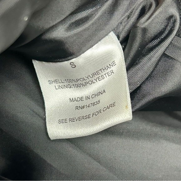 Romeo + Juliet Couture Black Faux Leather Jacket S - Picture 6 of 6